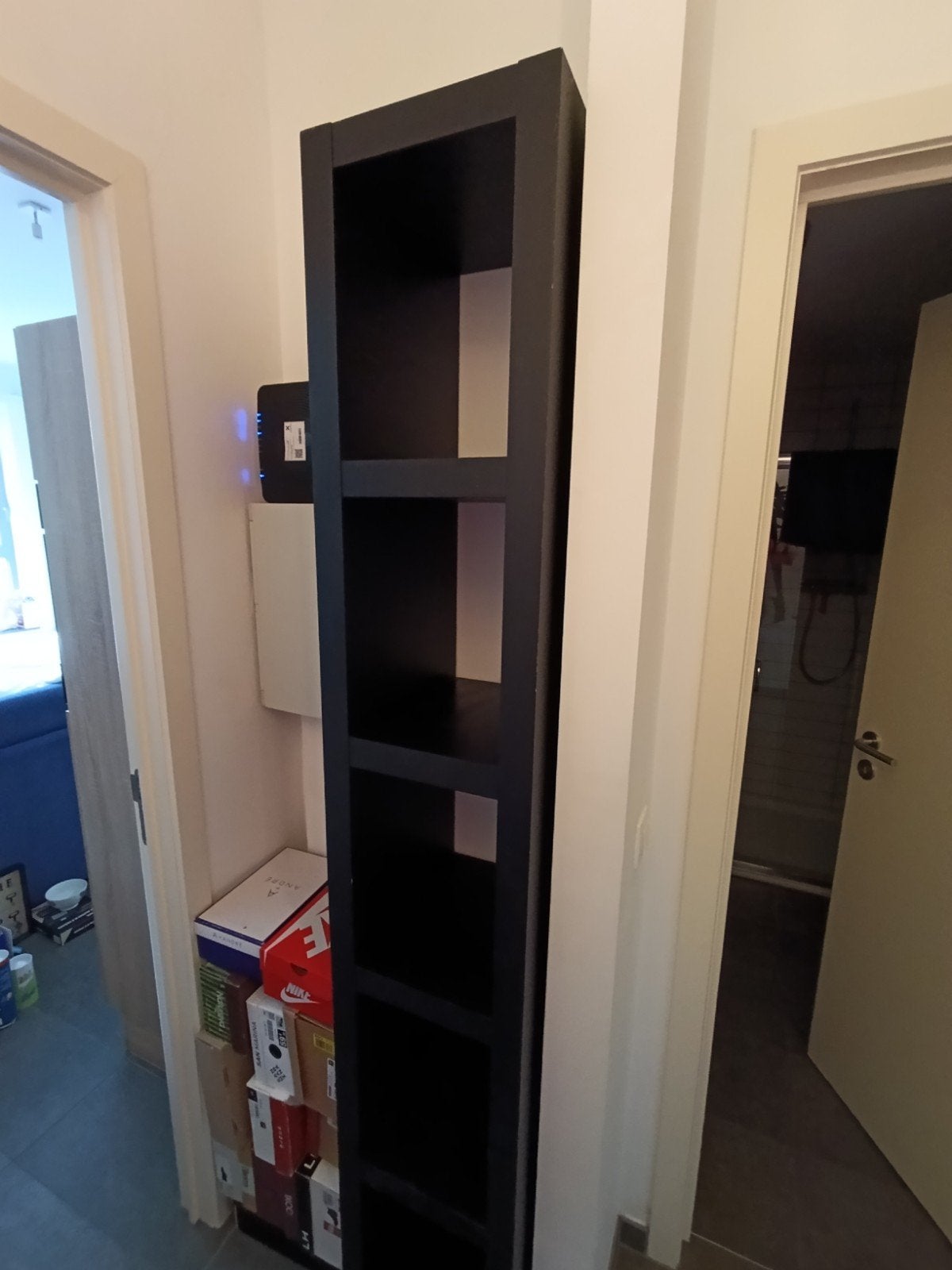 Meuble Kallax noir, Huis en Inrichting, Kasten | Stellingkasten, Ophalen
