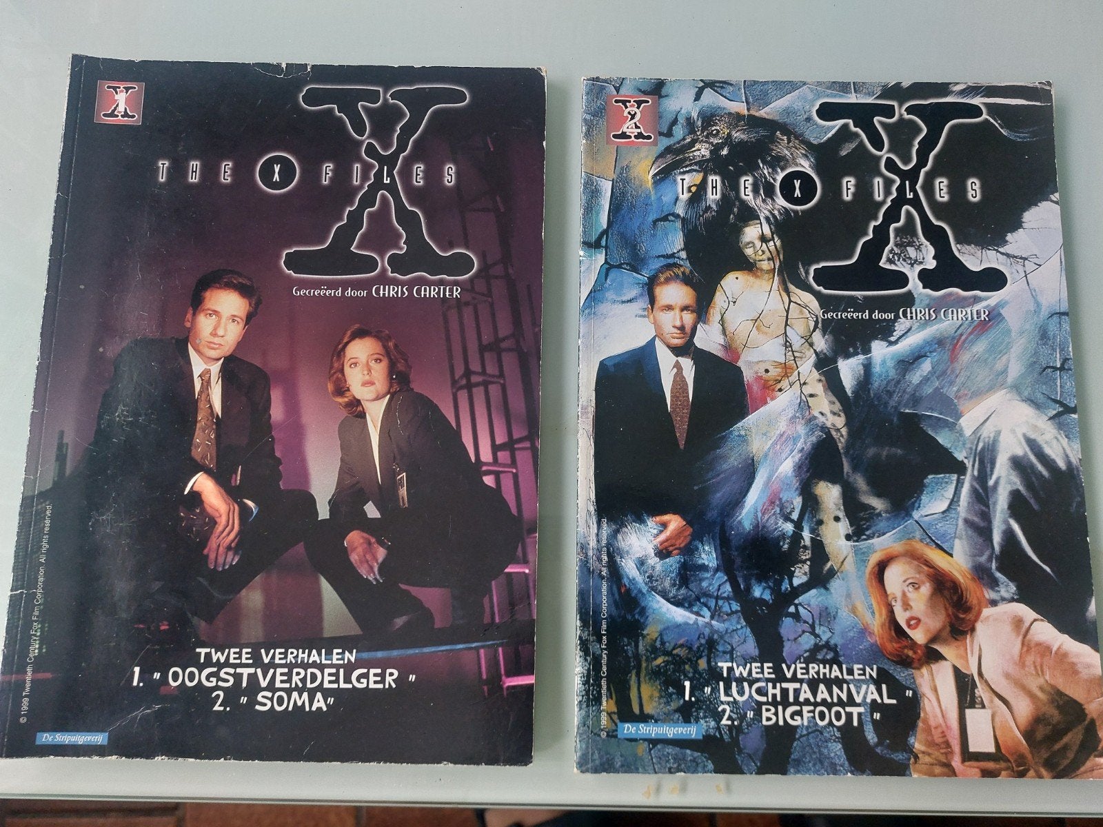 the X-files stripverhalen, Cd's en Dvd's, Ophalen