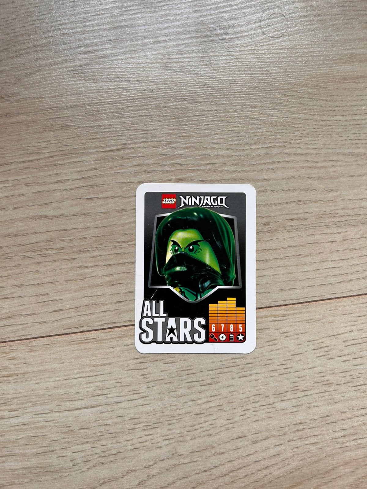 morro | trading card | all stars | ninjago, Ophalen of Verzenden, Zo goed als nieuw, Losse kaart