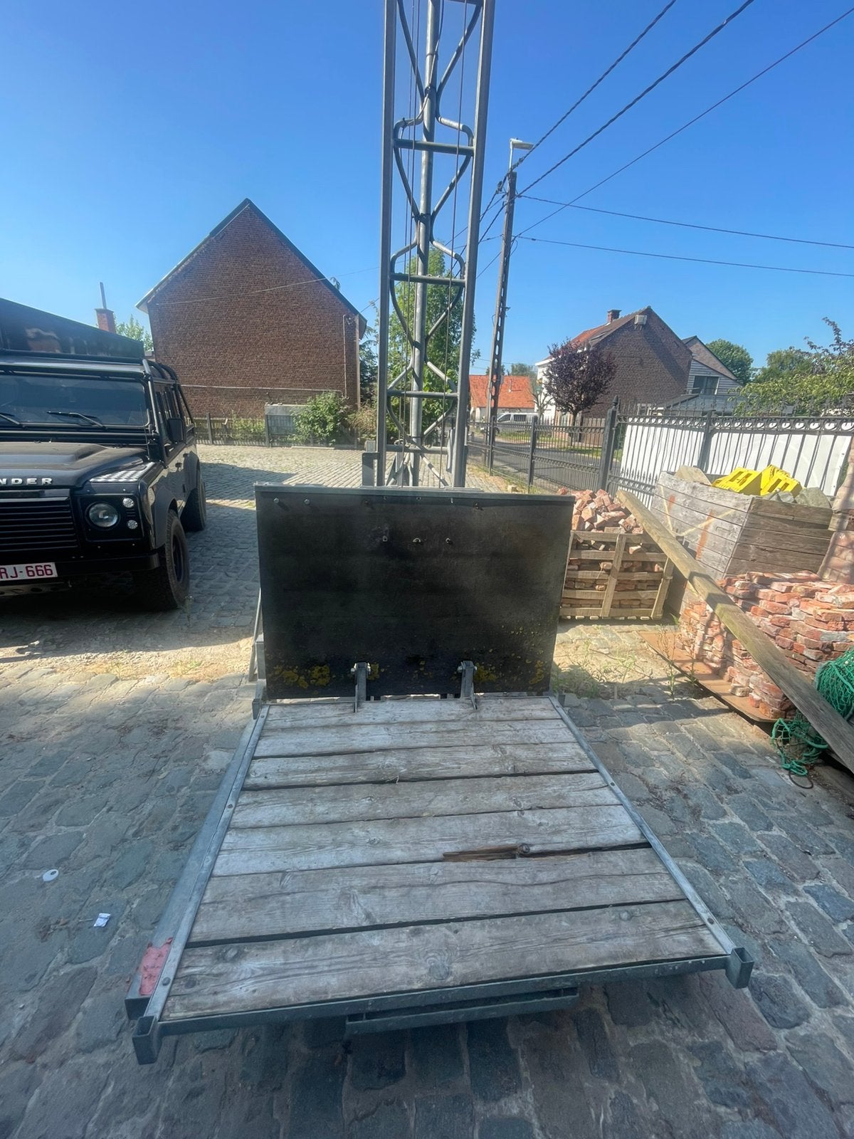Bouwlift, Bricolage & Construction, Monte-charges, Enlèvement, Comme neuf, Ascenseur de chantier