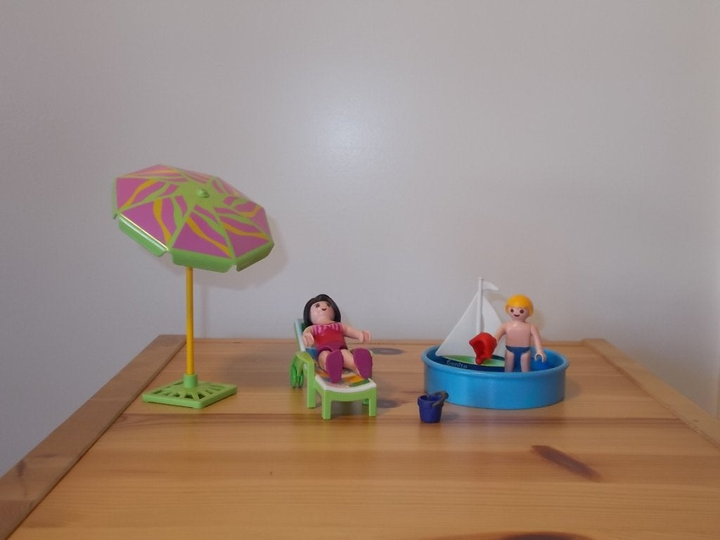 Piscine pour enfants Playmobil, Enfants & Bébés, Enlèvement ou Envoi, Comme neuf, Kit complet, Figurines