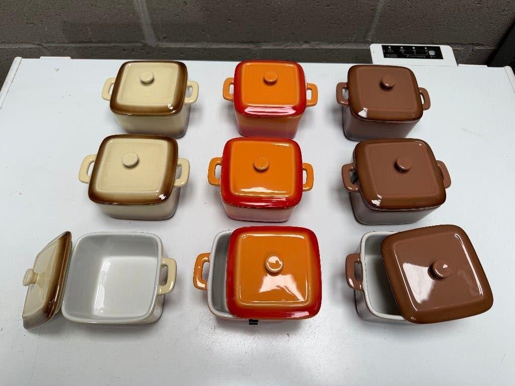 mini ovenpotjes, Huis en Inrichting, Ophalen, Keramiek, Overige typen, Vintage
