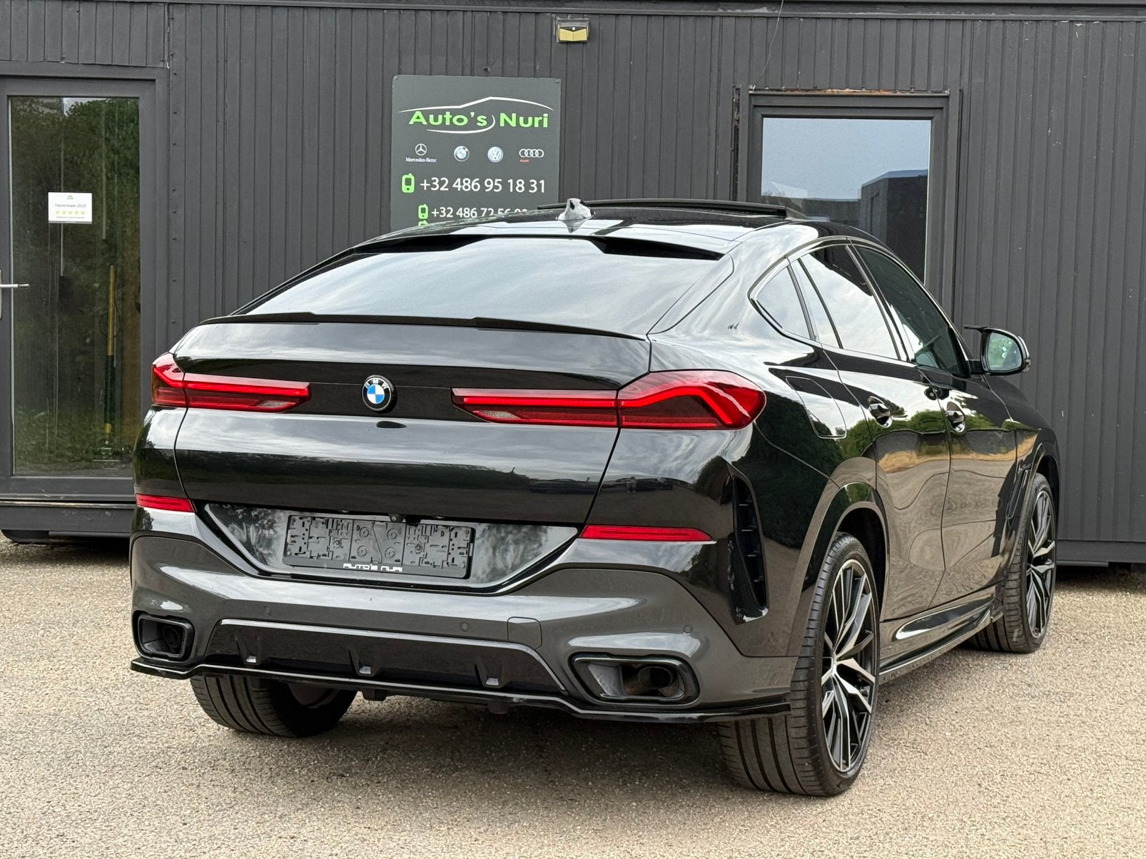 Bmw x6 3.0d diesel 2021 btw automaat m-pakket full option, Auto's, BMW, Automaat, Euro 6, 2993 cc, Zwart