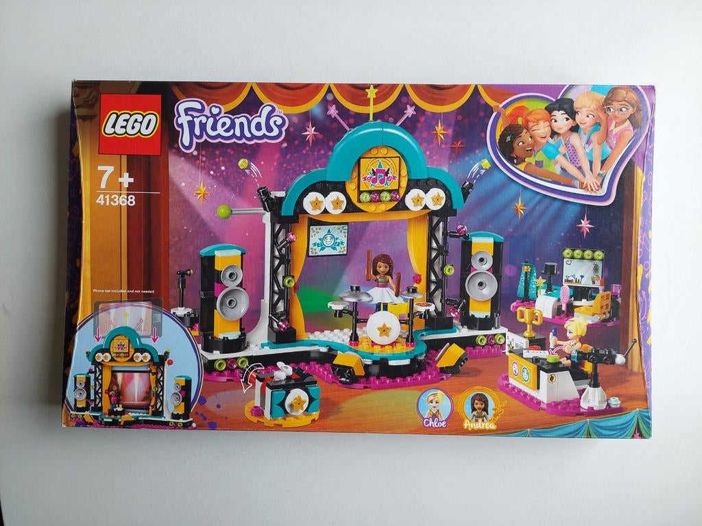 Lego Friends 41368 - Andrea's talentenjacht, Kinderen en Baby's, Speelgoed | Duplo en Lego, Ophalen, Zo goed als nieuw, Complete set