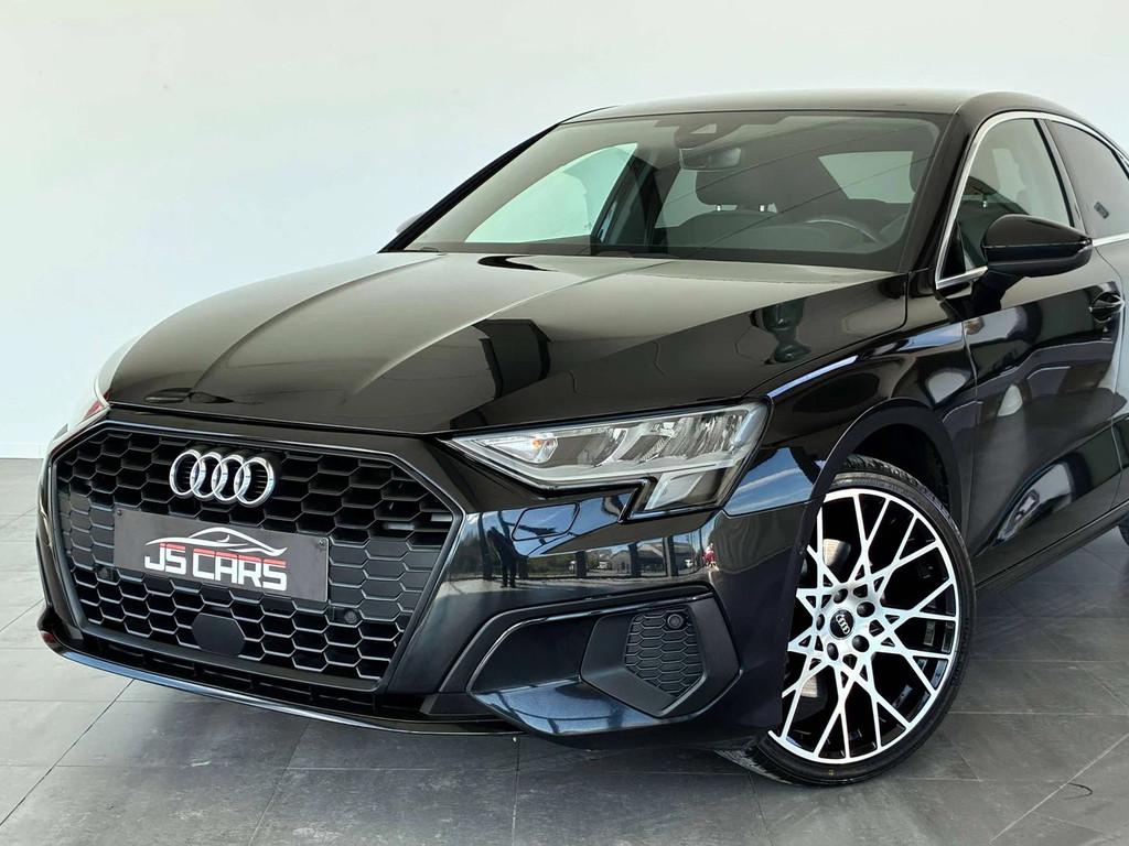 Audi A3 2.0 TDi SPORT-1ERPRO-COCKPIT-CARPLAY-CUIR-CAMERA-JAN, Autos, Cuir, Achat, Entreprise, Noir