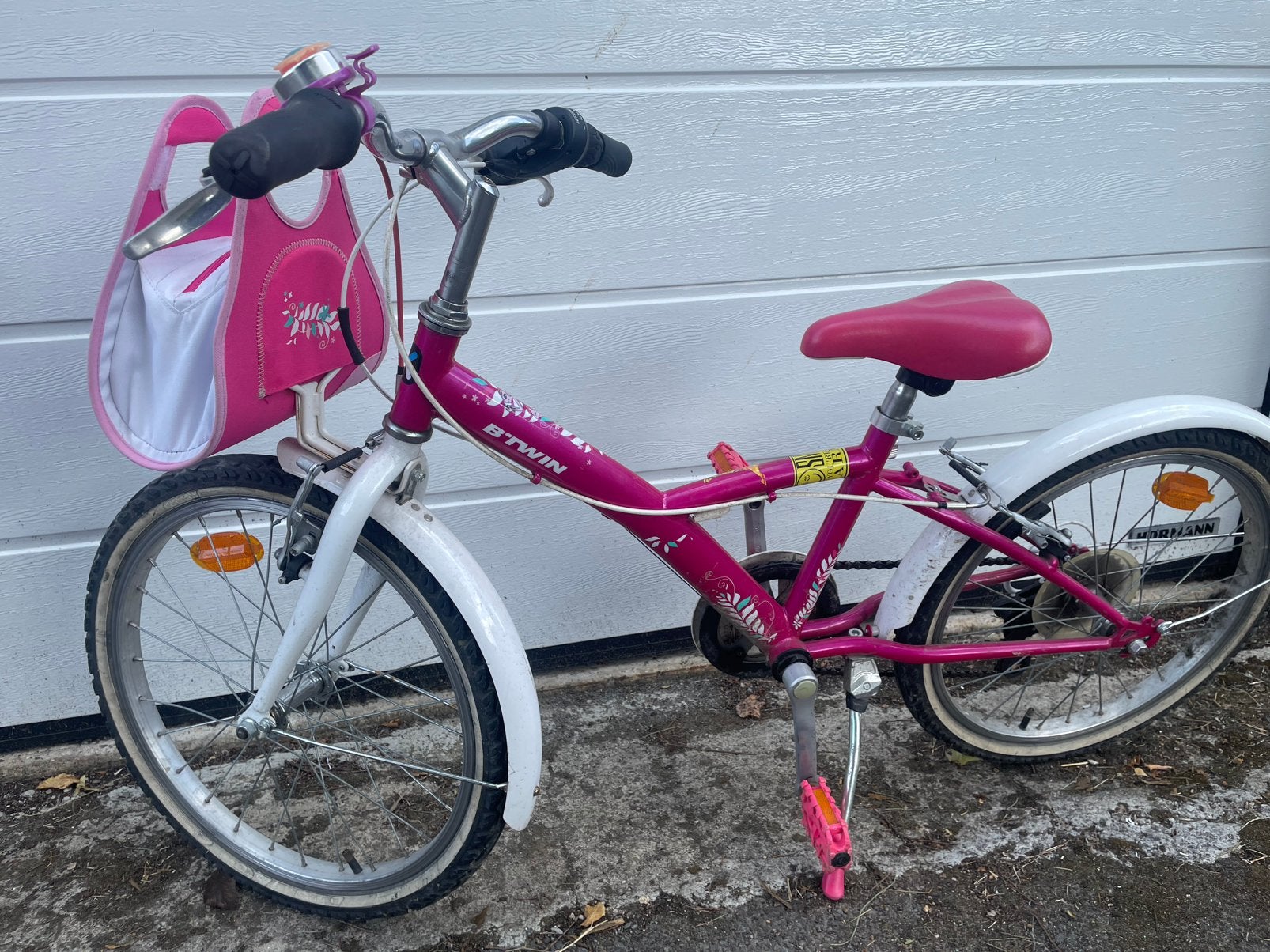 Btwin 24 inch kinderfiets, Ophalen, 20 inch of meer, Gebruikt, Velgrem
