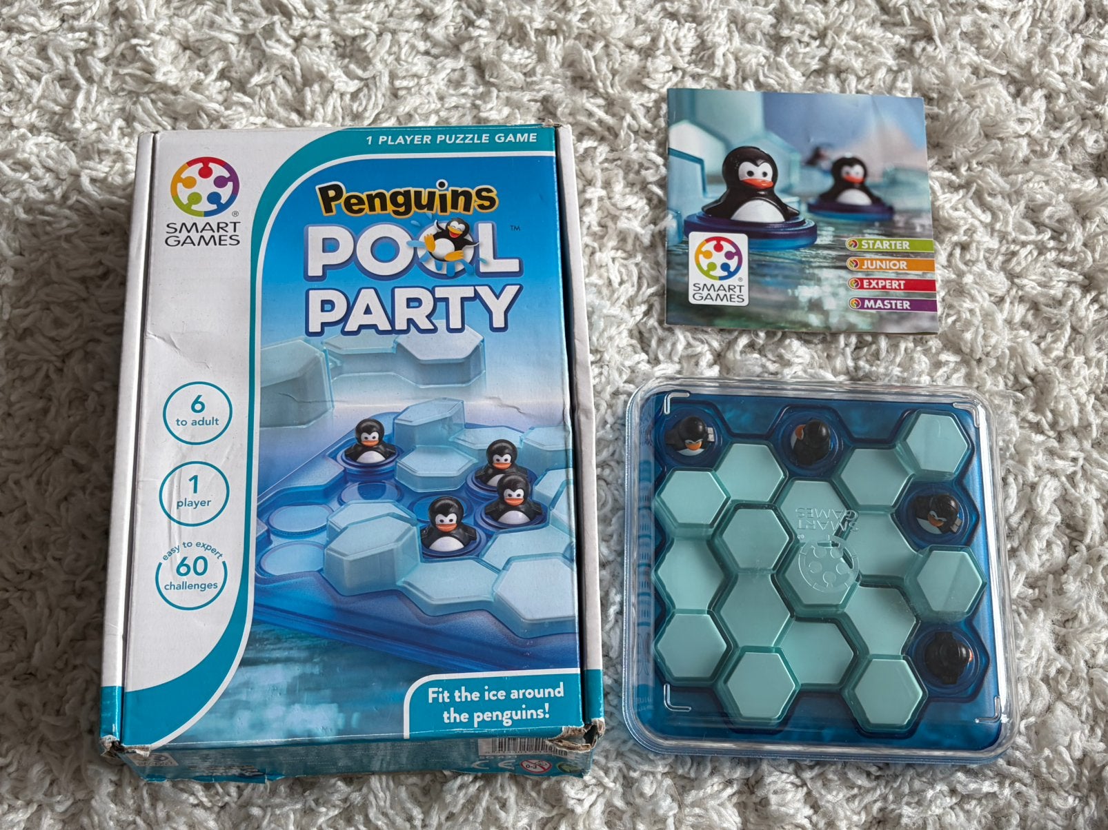 Spel - Smartgames - Penguins Pool Party, Kinderen en Baby's, Speelgoed | Educatief en Creatief, Ophalen of Verzenden, Zo goed als nieuw