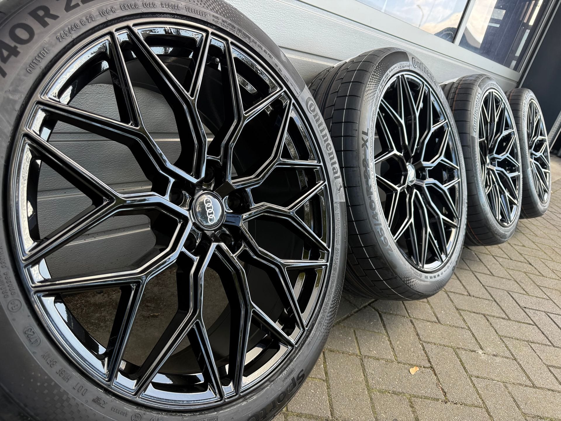 22 " Audi Q6 SQ6 etron sportback performance velgen banden, Auto-onderdelen, -, 265 mm, -, Banden en Velgen