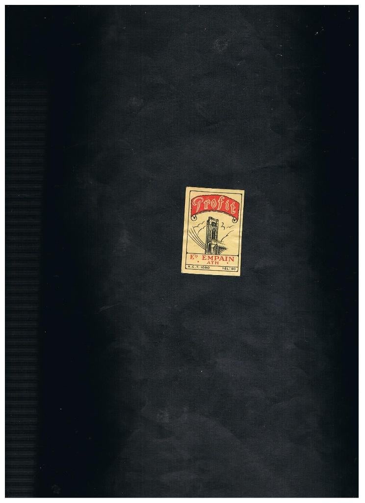 ANCIENNE ÉTIQUETTE DE BAIN, Envoi, Comme neuf, Boîtes ou marques d'allumettes