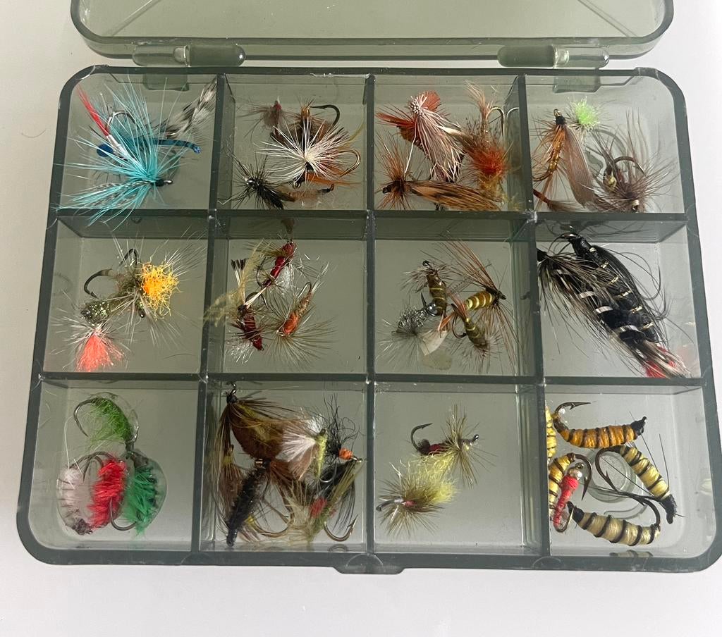 Boîte de 50 mouches, Enlèvement ou Envoi, Comme neuf