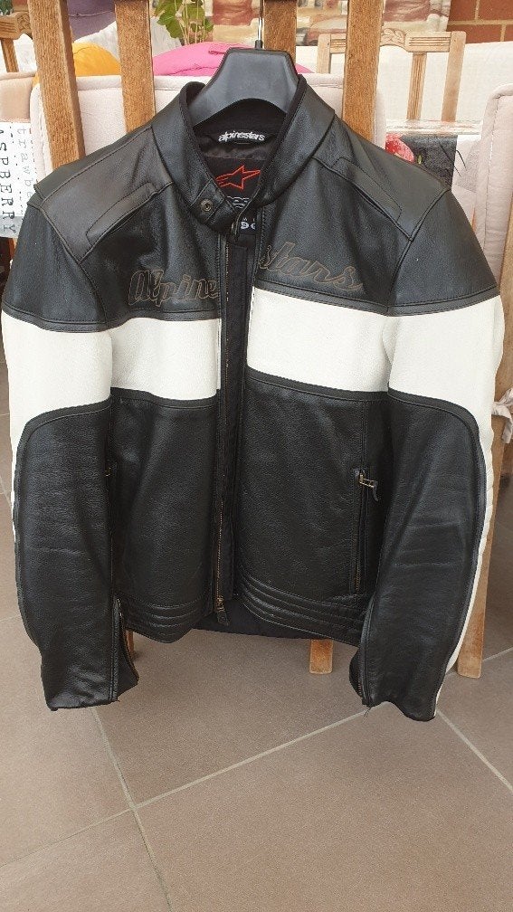 Tenue moto cuir AlpineStars. Veste et pantalon, Motoren, Ophalen, Tweedehands, Overall, Alpinestars