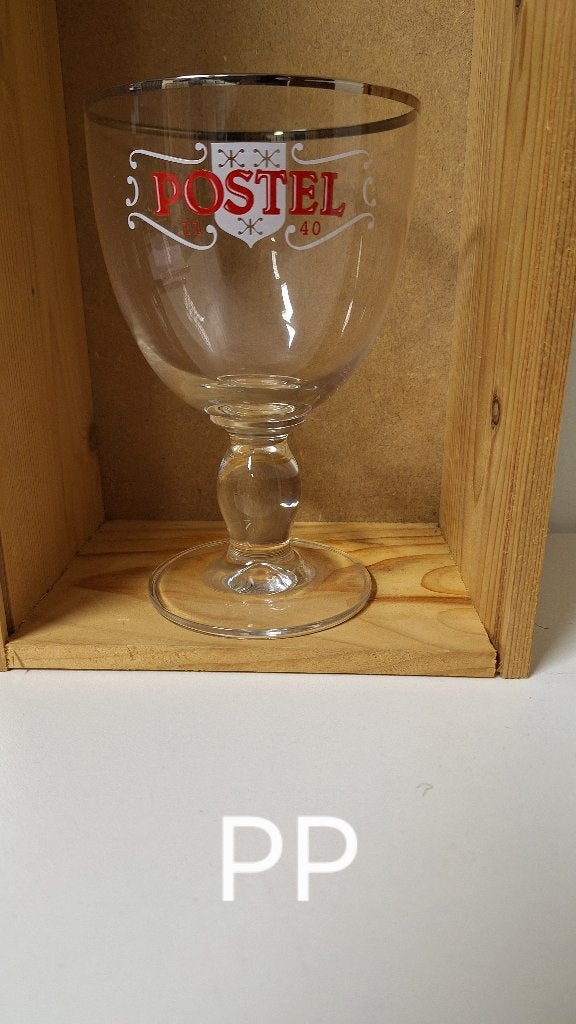 bierglas Postel (nr PP), Ophalen, Gebruikt, Glas of Glazen, Overige merken