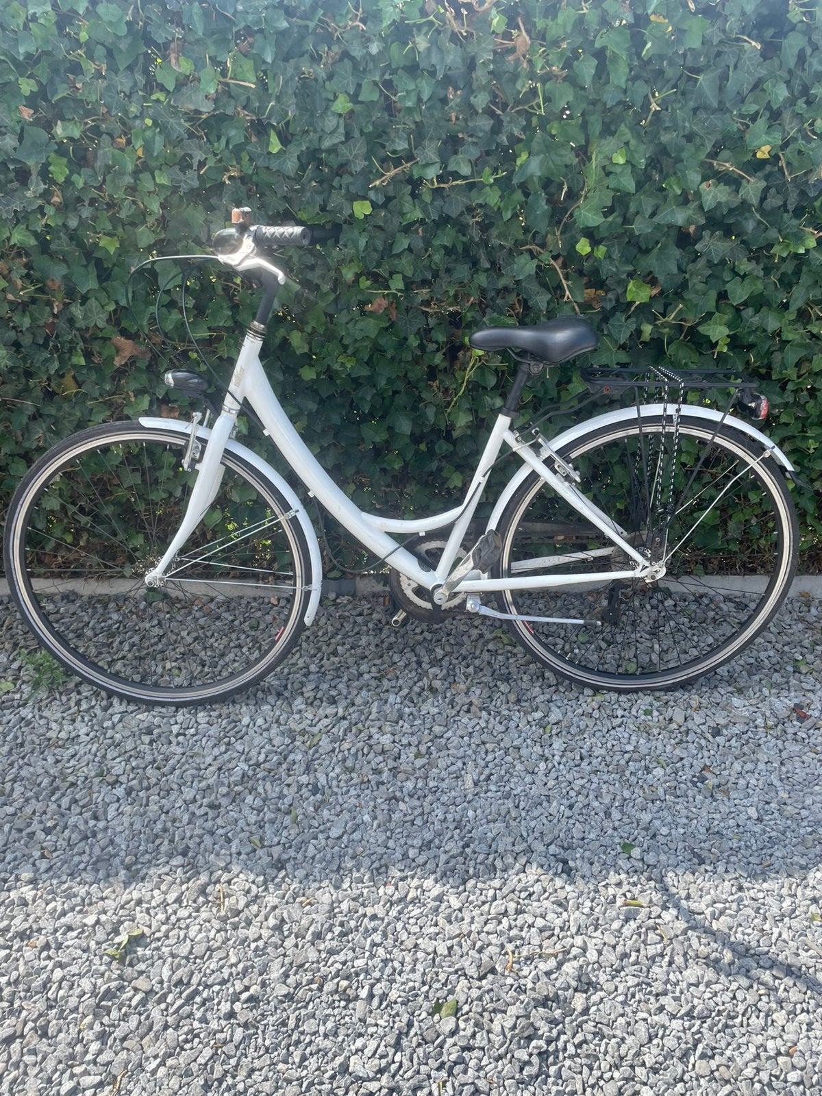 Witte dames fiets 28 inch, Ophalen, Gebruikt