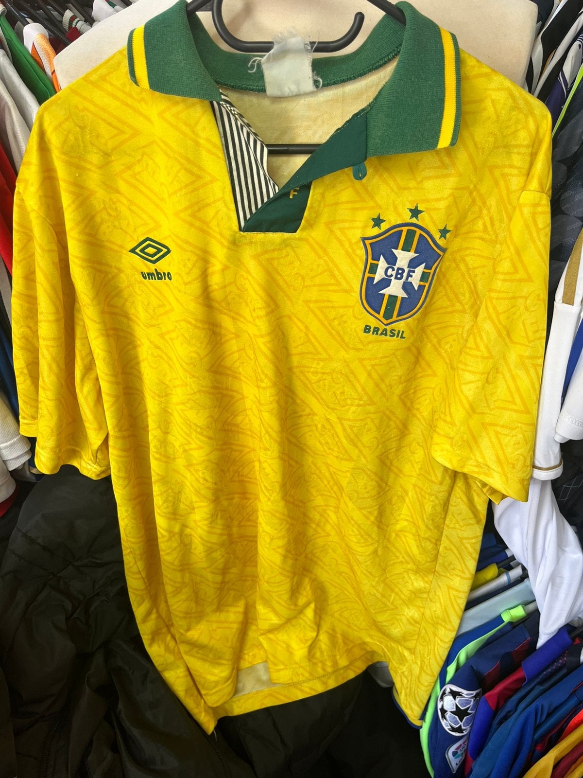 Oud shirt Brazilië, Ophalen of Verzenden, Zo goed als nieuw, Shirt