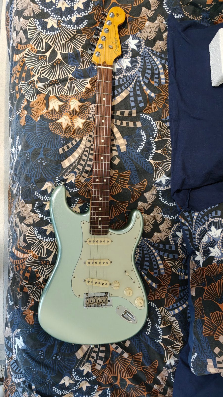 Fender AM.PRO.II strat.RW Mystic surf green, Enlèvement, Comme neuf, Fender