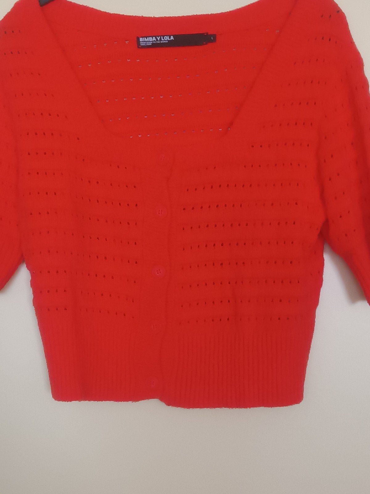 tout nouveau pull « BIMBA & LOLA », Enlèvement ou Envoi, Taille 42/44 (L), Rouge
