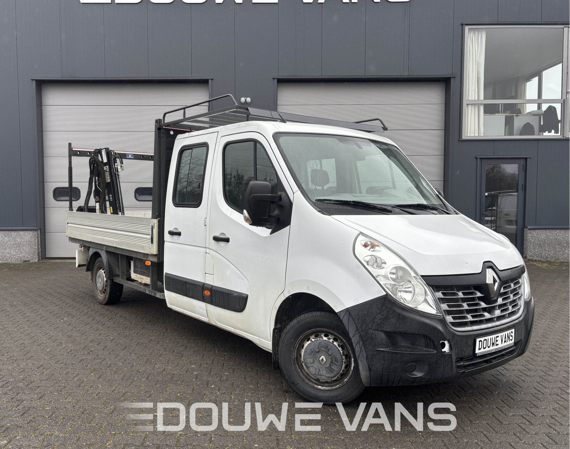 Renault Master Dubbel Cabine Hiab Laadkraan Imperiaal Trekha, Autos, Achat, 207 g/km, Entreprise, 7 places