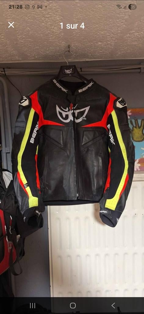 Veste cuir moto, Motoren, Kleding | Motorkleding