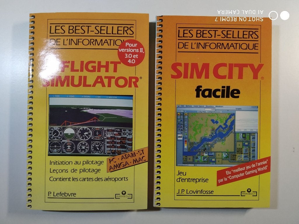 "FLIGHT SIMULATOR" + "SIM CITY FACILE"., Ophalen of Verzenden, Zo goed als nieuw, Overige genres