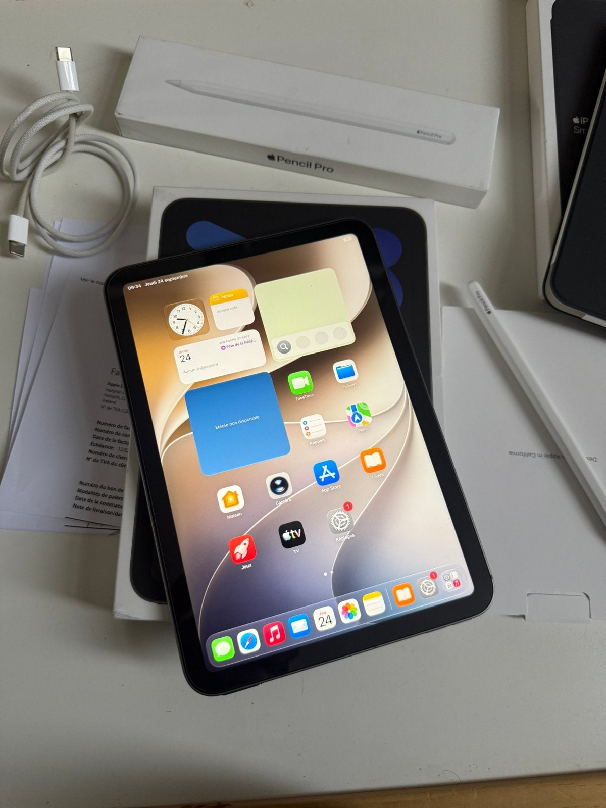 Ipad mini a 17 pro 512 giga mobiel, Computers en Software, Ophalen of Verzenden, Zo goed als nieuw