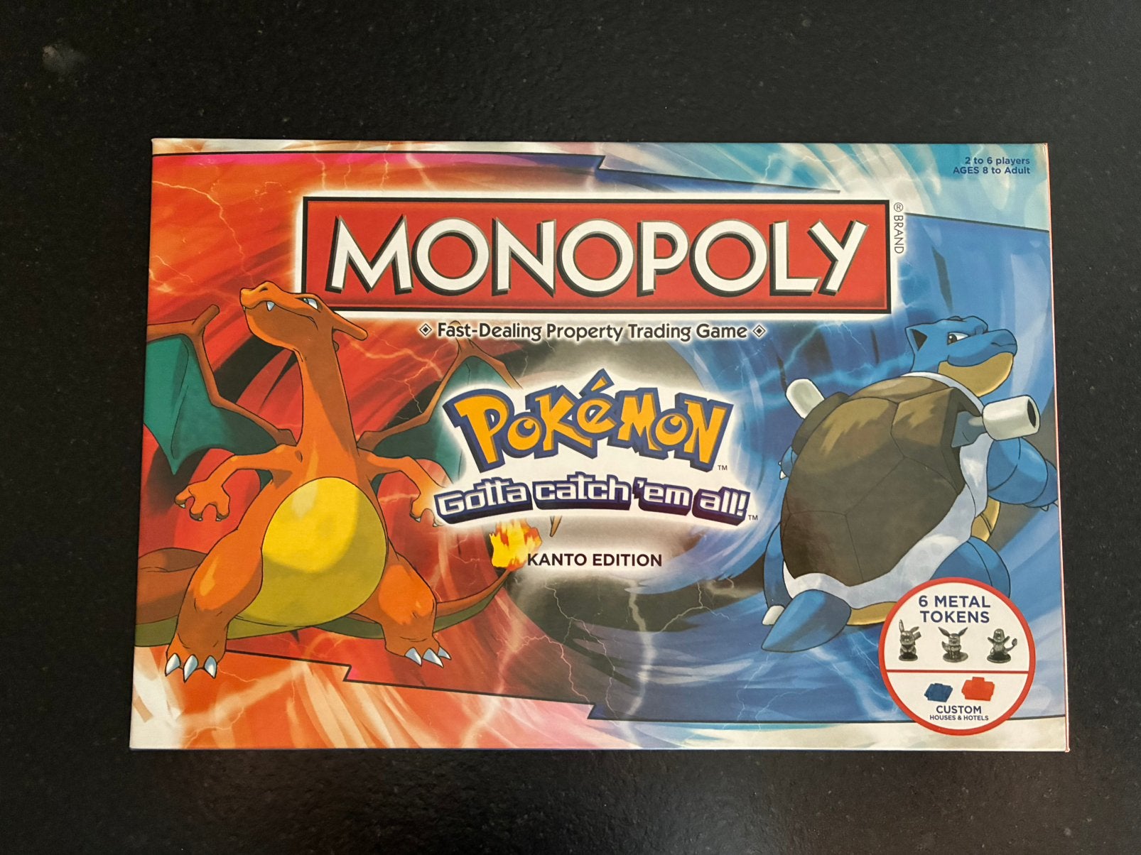 Pokémon Monopoly Kanto editie 2014 USAopoly, Hobby en Vrije tijd, Ophalen of Verzenden, Zo goed als nieuw
