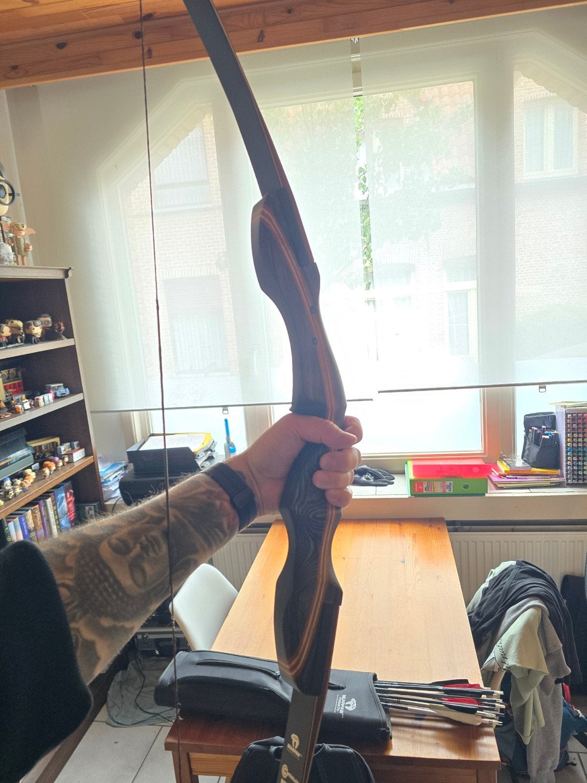 Handboog rechtshandig, Sport en Fitness, Handboogschieten, Ophalen, Pijlen