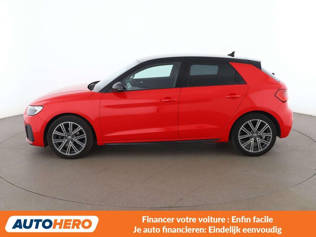 Audi A1 30 TFSI (année de construction 2018, automatique), Autos, Audi, Rouge, Rétroviseurs électriques, Achat, A1