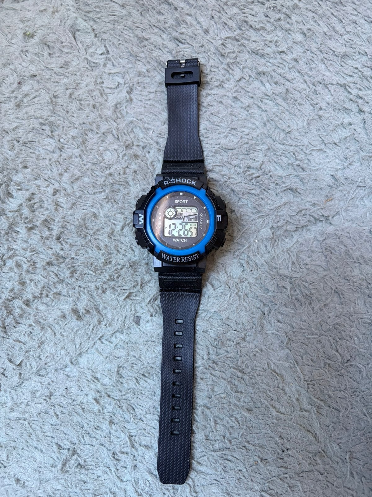 Montre R-Shock, Enlèvement ou Envoi, Comme neuf, Bleu