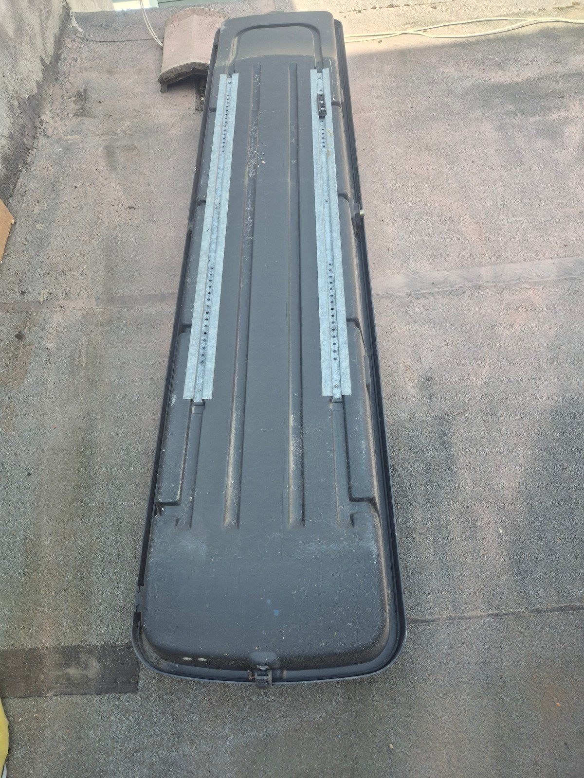 dakkoffer zwart 220×50 cm, Ophalen