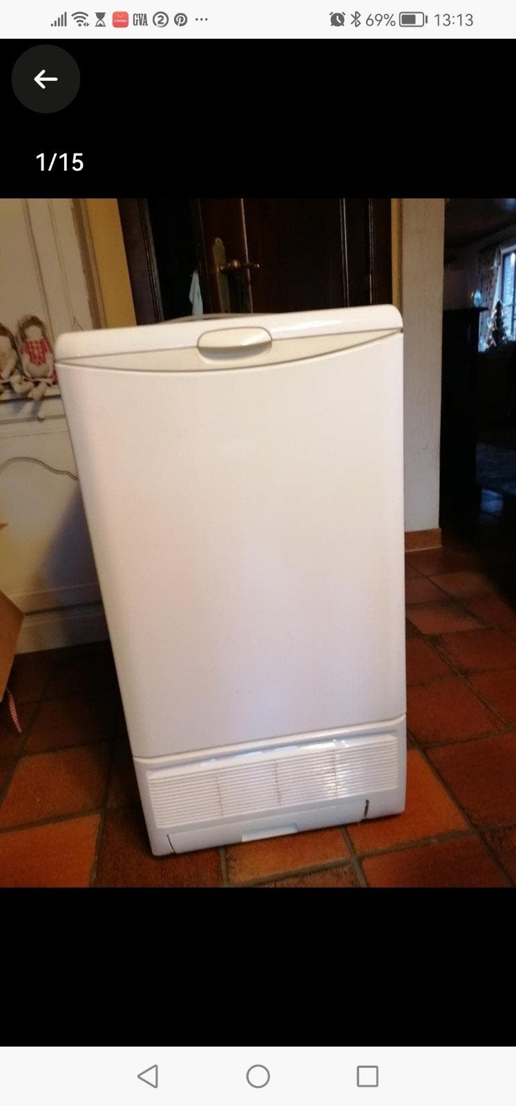 un séchoir à condensation brûle le chargeur par le haut, Enlèvement, Élévateur