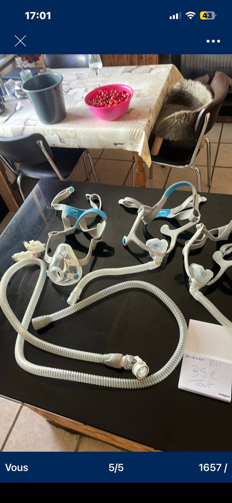 Masque, Divers, Enlèvement ou Envoi, Utilisé