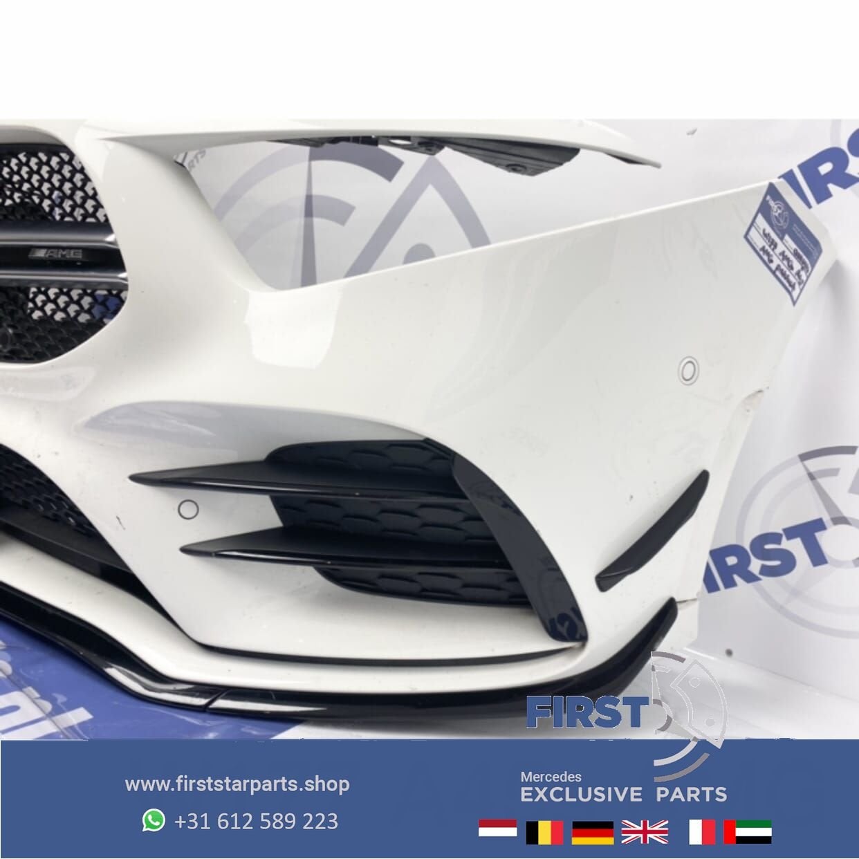 W177 V177 A KLASSE A35 AMG AERO VOORBUMPER ZWART WIT GRIJS R, Gebruikt, -, Voor, Ophalen of Verzenden