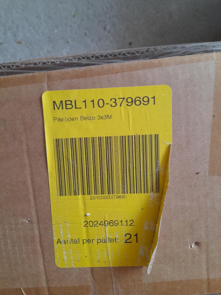 Nieuwe partytent 3 0p 3 meter te koop, Tuin en Terras, Partytenten, Ophalen, Partytent, Minder dan 4 meter, Nieuw