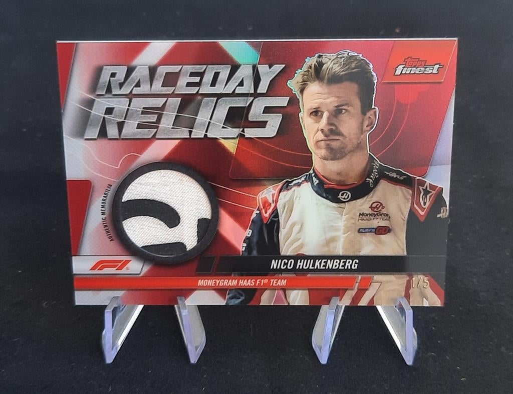 Topps F1 Hulkenberg Red1/5 Moneygram Haas Raceday Relic, Ophalen of Verzenden