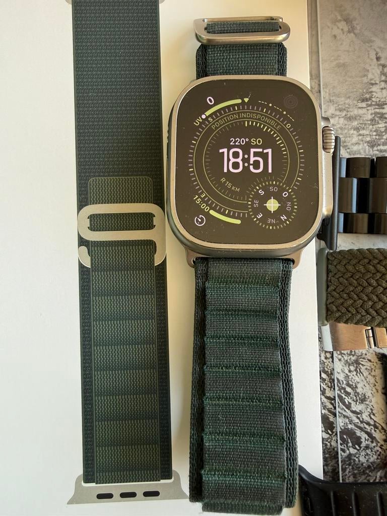 Apple Watch Ultra 2 – Excellent état, Gebruikt, IOS, Ophalen of Verzenden, Waterdicht