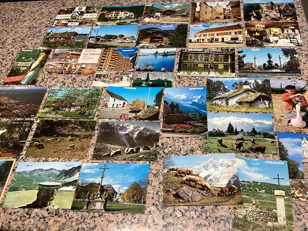 Lot de 32 CP de la France  quelques cartes plus spéciales, Collections, Cartes postales | Étranger, Enlèvement ou Envoi, 1960 à 1980