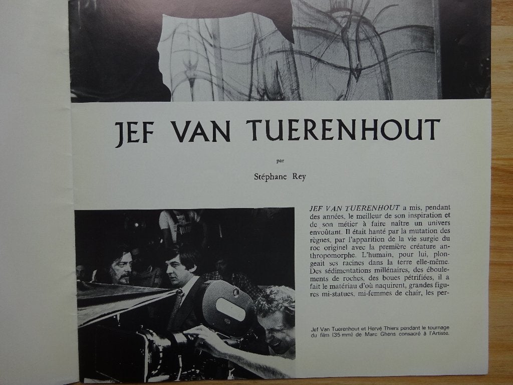 Jef Van Tuerenhout, folder, Terre d'Europe; 1977, Boeken, Ophalen of Verzenden, Gelezen, Schilder- en Tekenkunst