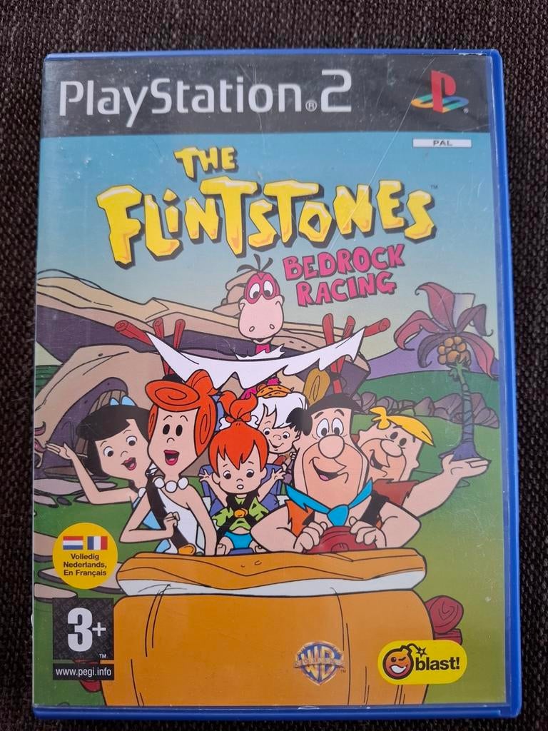 PS2 The Flintstones - bedrock racing (compleet), Ophalen of Verzenden