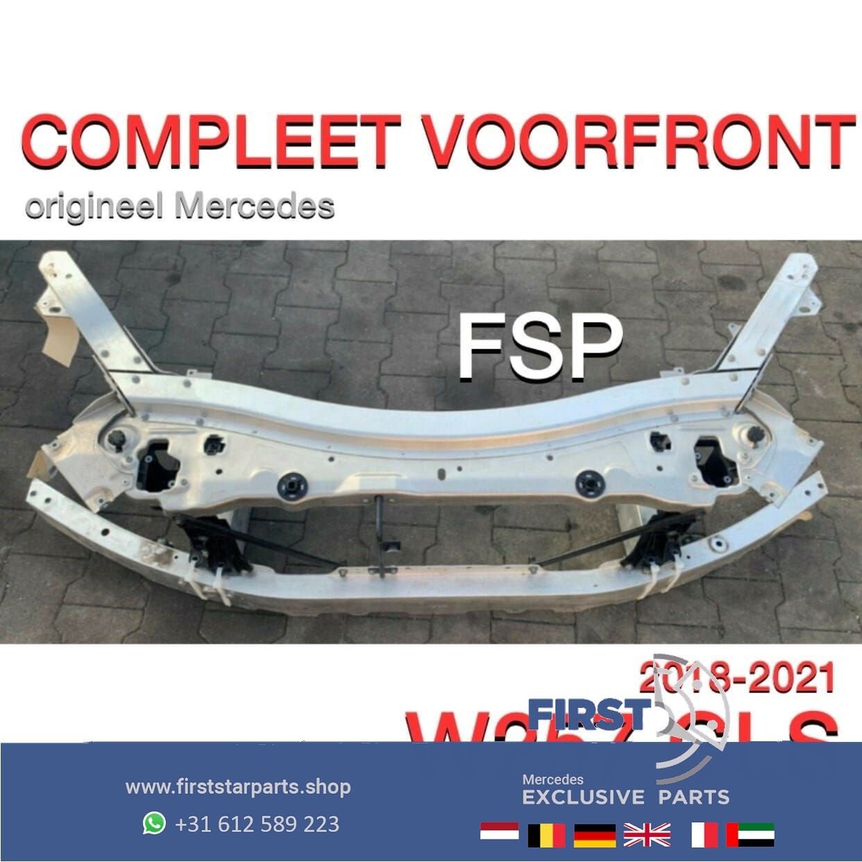 W257 C257 CLS COMPLEET VOORFRONT ORIGINEEL Mercedes FRONT 20, Utilisé, -, Avant, -