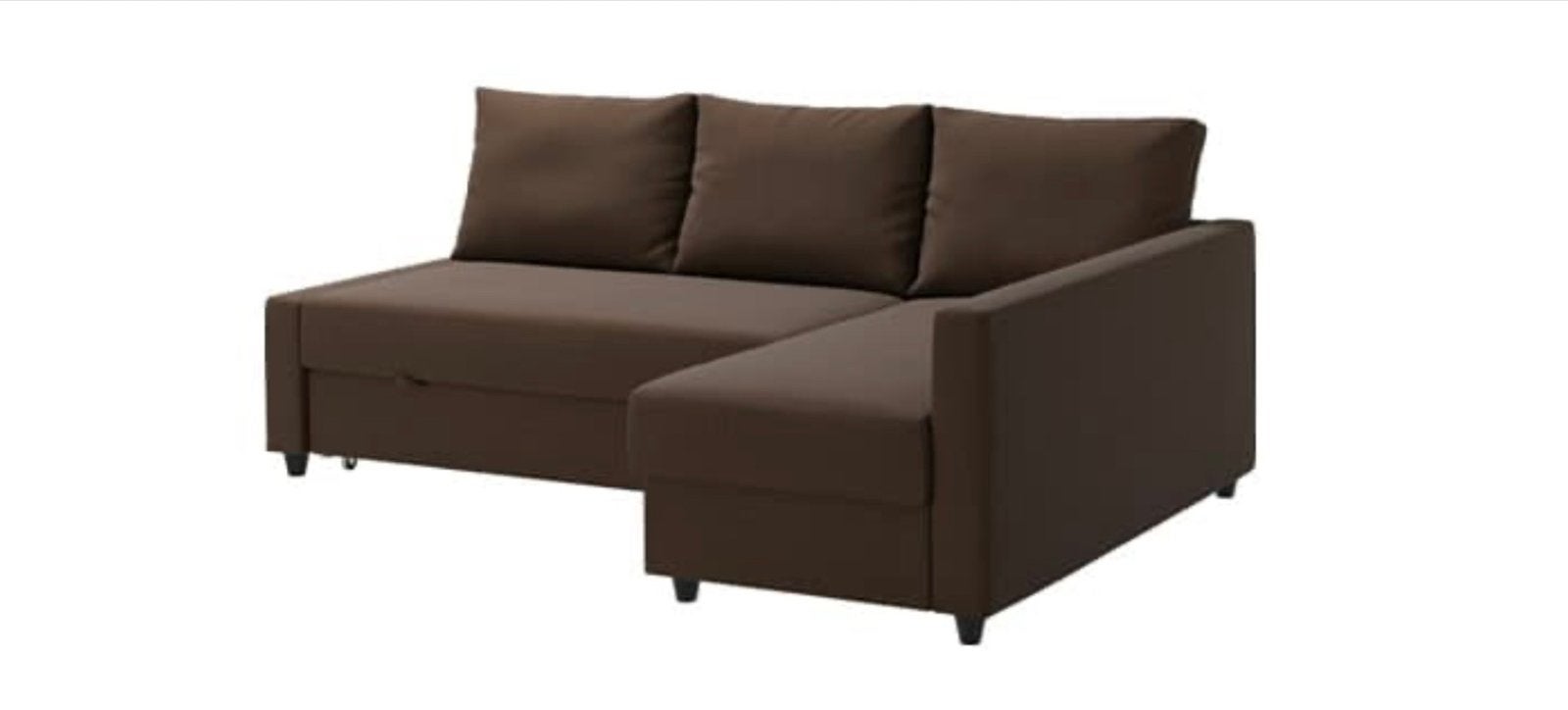 Canapé Ikea Friheten, Maison & Meubles, Queen size, Brun, Enlèvement, Utilisé