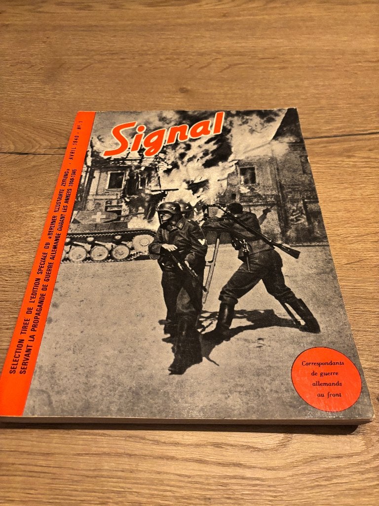 Livre Revue Signal Avril 1940 N.1 WW2, Boeken, Ophalen of Verzenden, Tweede Wereldoorlog, Gelezen, Algemeen