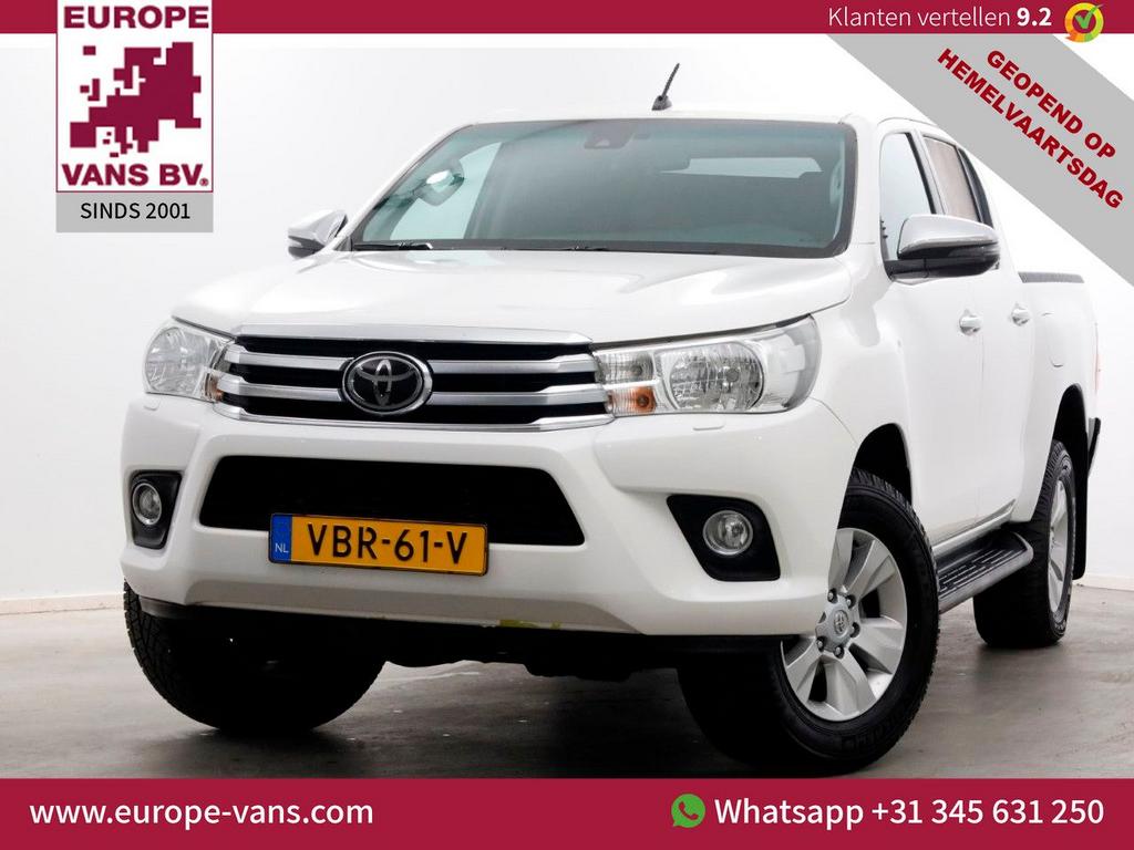 Toyota HiLux 2.4 D-4D-F 150pk E6 4WD 4x4 Double Cab Automaat, Auto's, Bestelwagens en Lichte vracht, Automaat, Wit, Bedrijf, Diesel