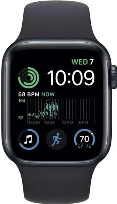 Apple Watch Series 7 (45mm) – Midnight Aluminium – GPS, Enlèvement ou Envoi, Apple Watch, Comme neuf, GPS
