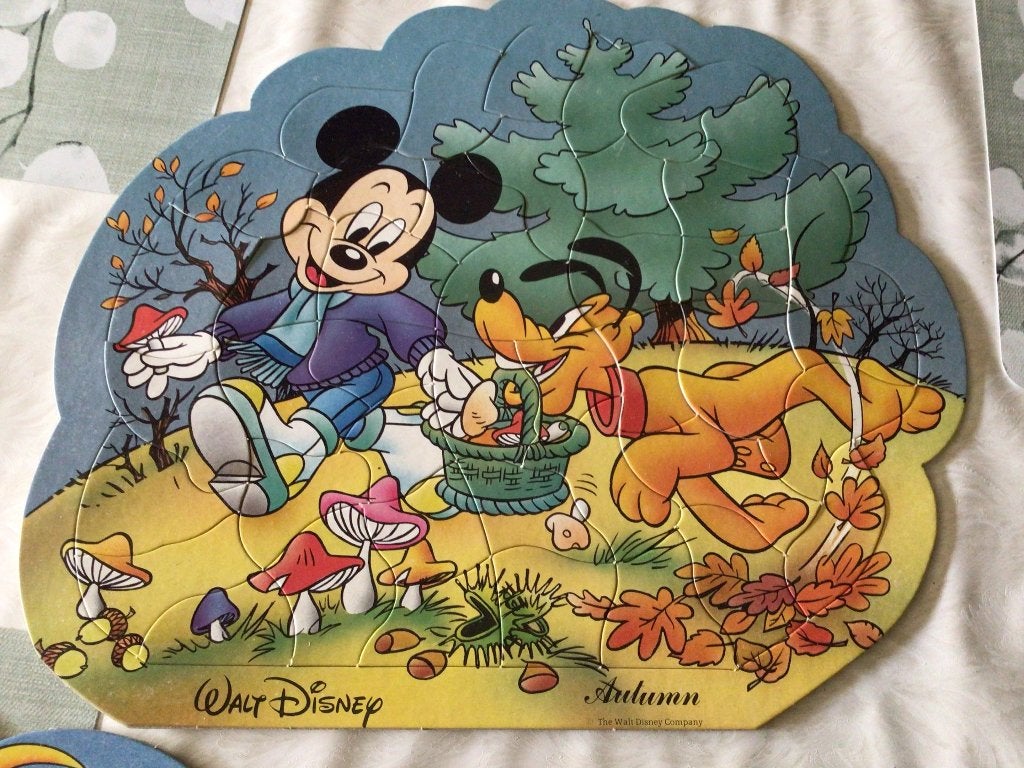 Disney Puzzels Mickey Mouse, Verzamelen, Ophalen of Verzenden, Mickey Mouse, Zo goed als nieuw