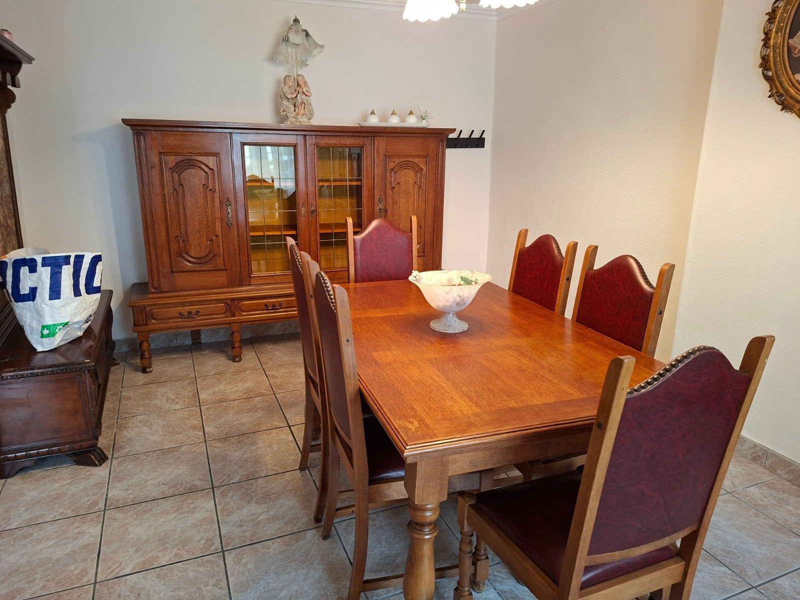 Salle a manger, Maison & Meubles, Salles à manger complètes, Enlèvement, Comme neuf, 4 à 6 chaises
