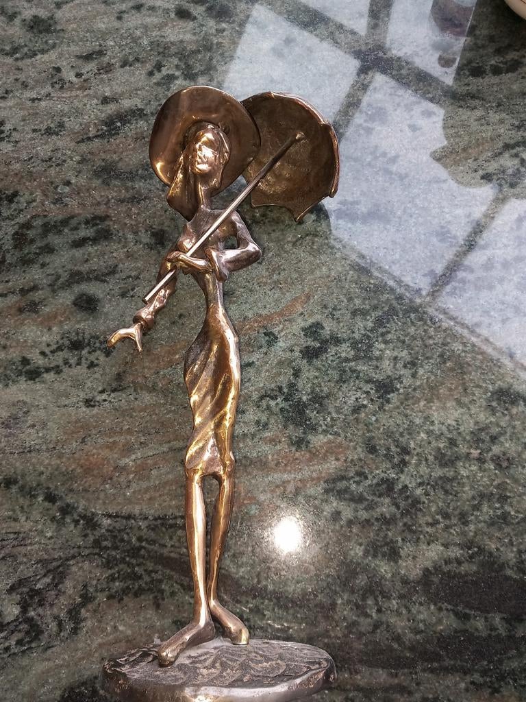 Sculptuur Yves LOHE, Antiek en Kunst, Ophalen, Brons