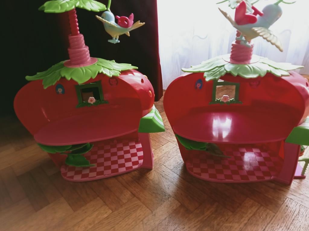 Aardbeien huisjes met toebehoren, Ophalen of Verzenden