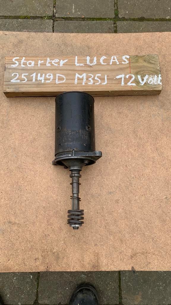 Démarreur Lucas 12 volts, Enlèvement