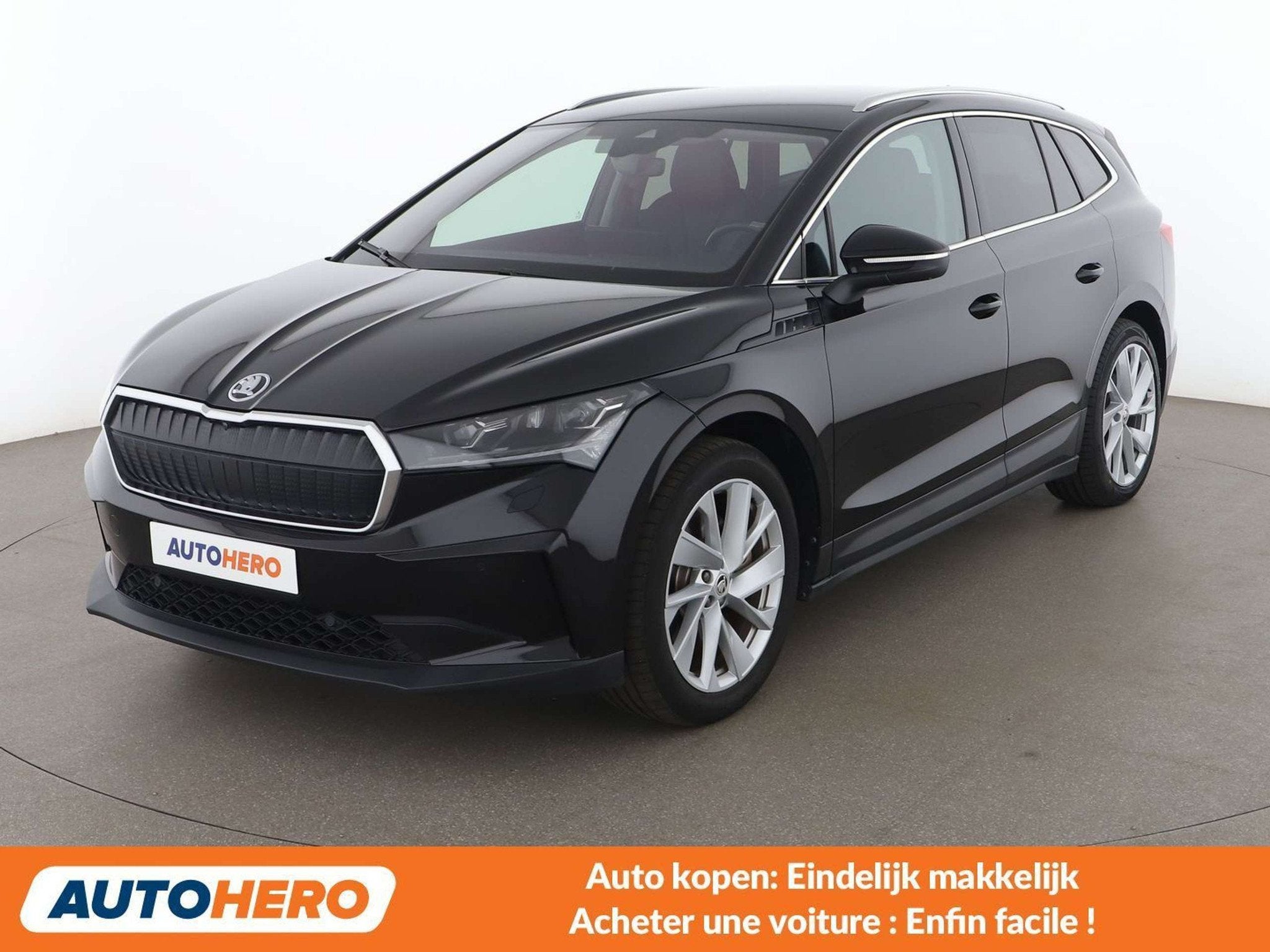 Skoda Enyaq iV 80 Suite (année de construction 2021), Autos, Cuir, Achat, Noir, 5 portes
