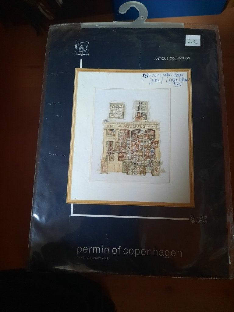 Orig. patroon Permin of Copenhagen - Antique  - 70.0313, Hobby & Loisirs créatifs, Broderie & Machines à broder, Enlèvement ou Envoi